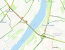 Нижегородцы застряли в жуткой пробке на Мызинском мосту из-за ДТП