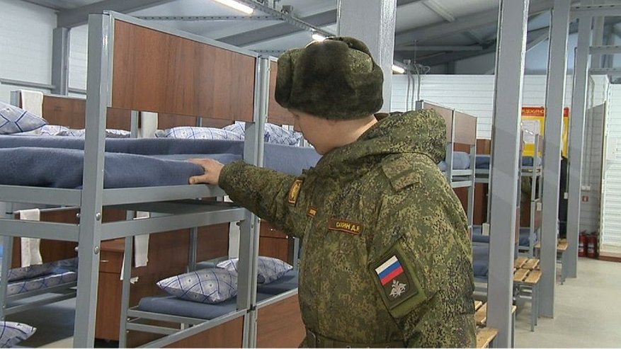 Главная картинка новости: Модульные казармы открылись в воинской части Нижегородской области