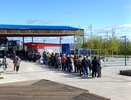 Большая очередь выстроилась перед нижегородской канаткой 3 мая