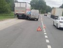 «ГАЗель» протаранила стоящий прицеп на Бору