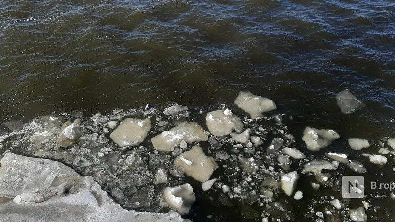 Главная картинка новости: Женщина провалилась под лед в Выксе