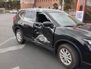 Маршрутка попала в ДТП на площади Минина в Нижнем Новгороде