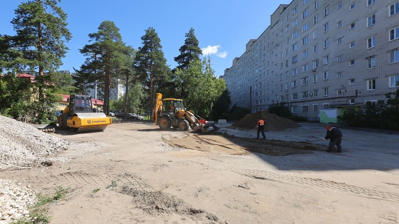 Главная картинка новости: 55 дворов благоустроят в Дзержинске по программе ФКГС в 2024 году