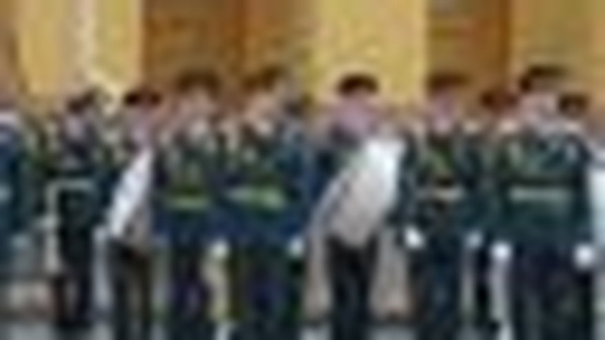 Главная картинка новости: Парад в честь 79-й годовщины Победы проходит в Нижнем Новгороде