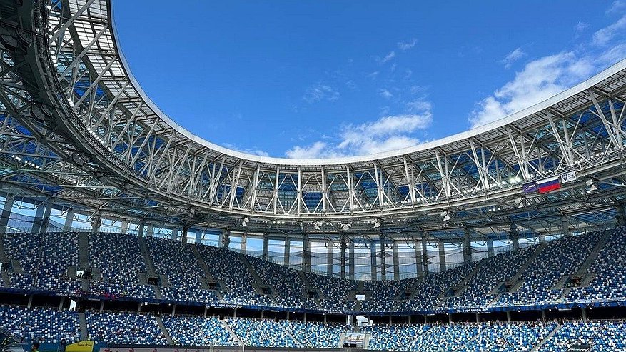 Главная картинка новости: Фасад стадиона «Нижний Новгород» начнут ремонтировать 30 мая