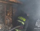 Баня сгорела в деревне Кузьминка в Кстовском округе