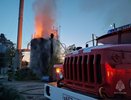 Пожар произошел на асфальтовом заводе под Нижним Новгородом