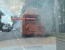 Рейсовый автобус загорелся на ходу в Нижнем Новгороде