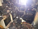 Один человек получил ожоги на пожаре в многоквартирном доме на Бору