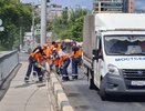 Парапетные ограждения начали ремонтировать на Канавинском мосту