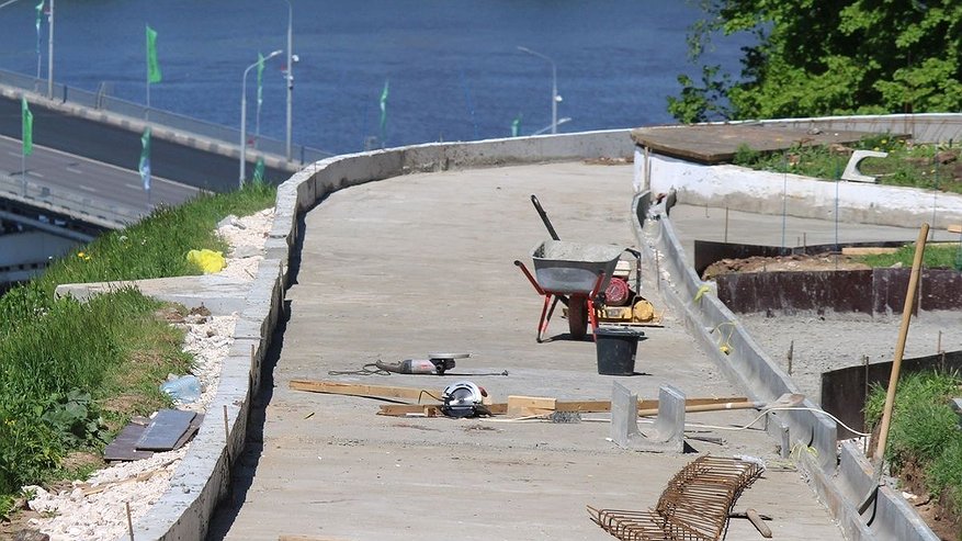 Главная картинка новости: Благоустройство «Аллеи Дружбы» в Нижнем Новгороде завершится летом