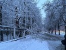 Появились фото последствий сильного снегопада в Нижнем Новгороде
