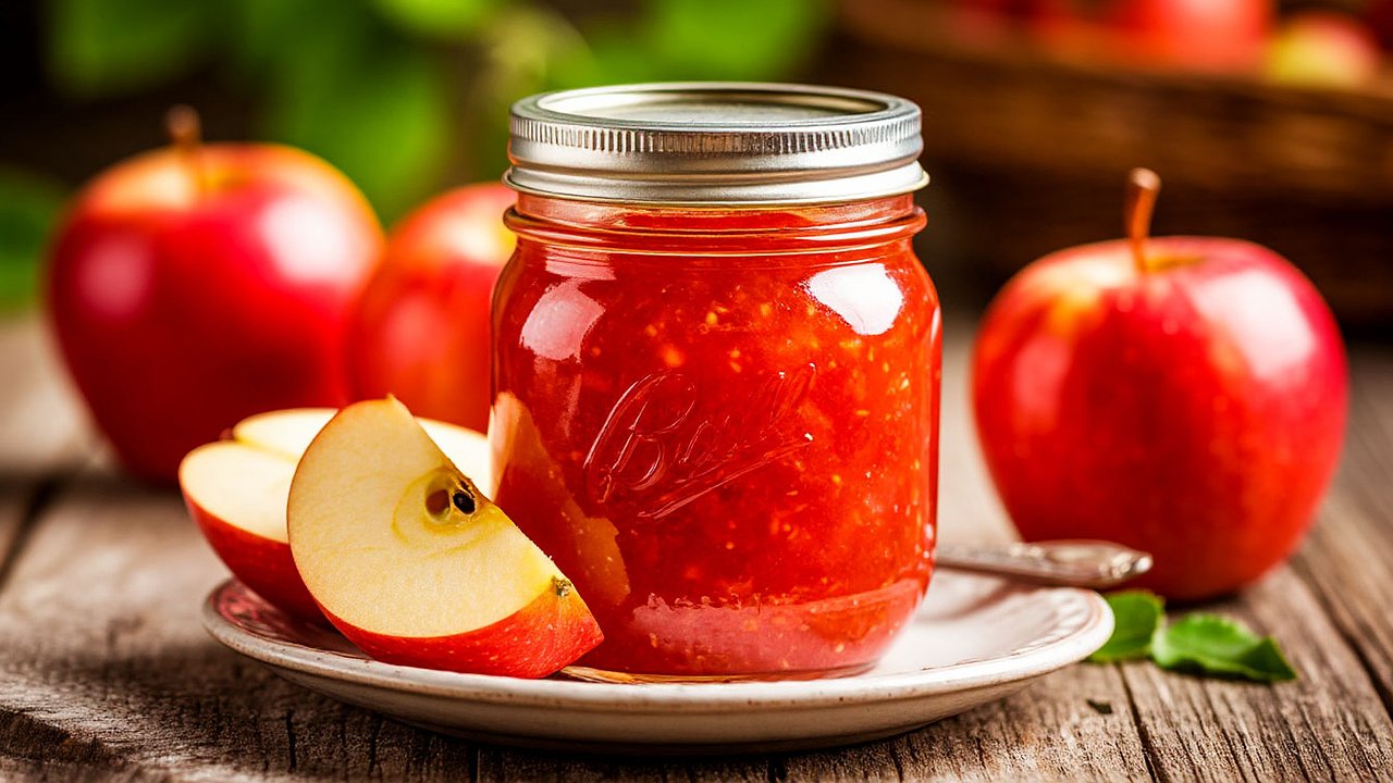 Главная картинка новости: Ароматное яблочное варенье с апельсином: перенесет вас в солнечное лето — удивит ярким цветом
