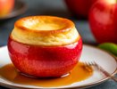 Нежный чизкейк в запечённом яблоке — легкий и полезный десерт, который тает во рту