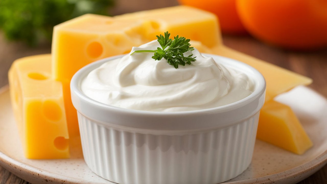 Главная картинка новости: На ночь смешиваем ряженку и сметану: утром получаем сыр "Филадельфия" — готовится, пока вы спите