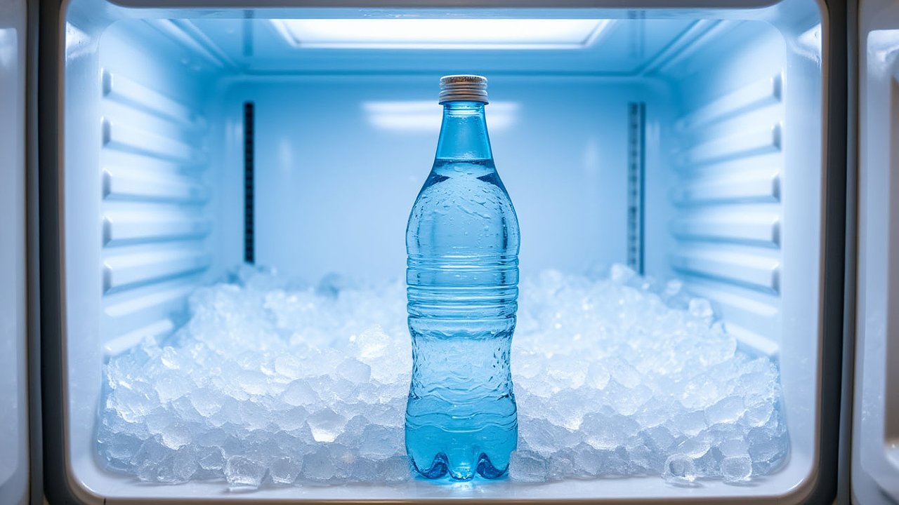 Главная картинка новости: Поставил бутылку с водой в морозилку, о счетах за электричество теперь не думаю— мало кто знает об этой уловке