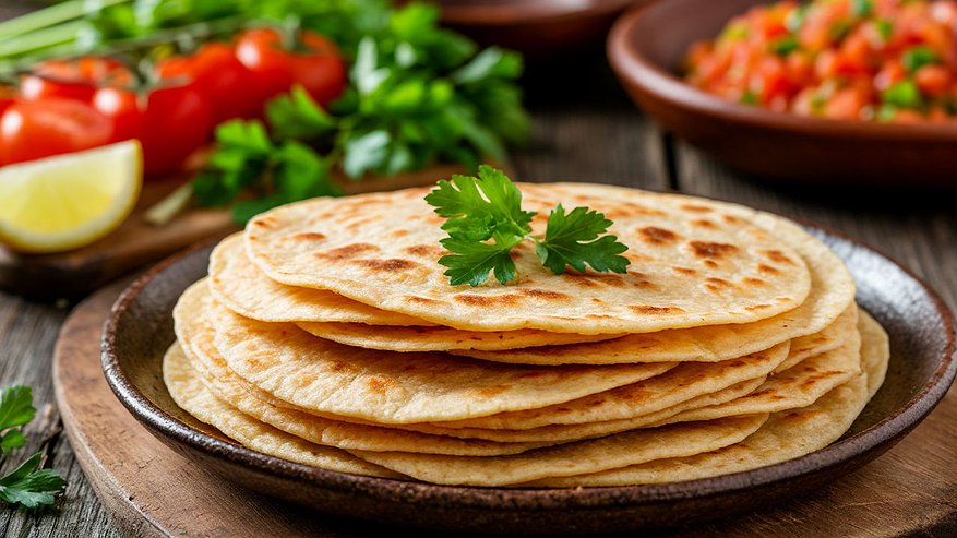 Главная картинка новости: Лепешки по-сибирски: быстрые и невероятно вкусные угощения с начинками