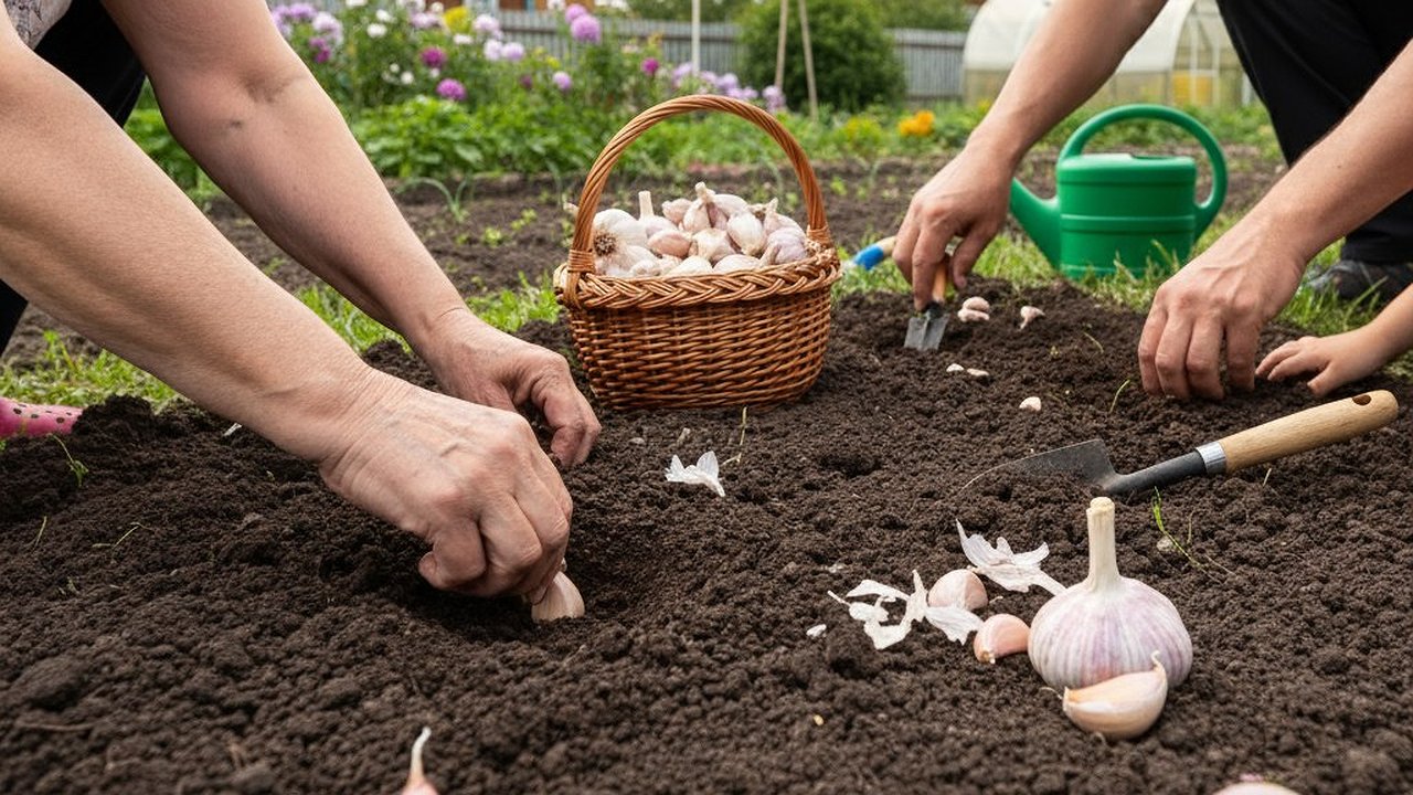 Главная картинка новости: Чеснок не вымерзает и не болеет: использую этот метод — и урожай в два раза больше
