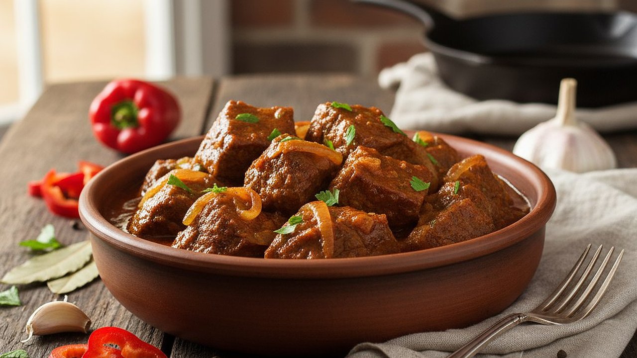 Главная картинка новости: Говядина под луково-папричной подливкой: невероятно просто, щедро, хватает на несколько дней