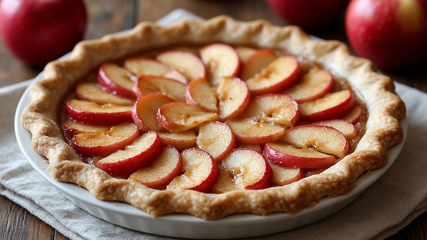 Главная картинка новости: Выливаю тесто прямо на сковороду и прикрываю крышкой: 15 минут и ароматный пирог с яблочной начинкой уже на столе