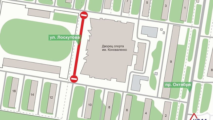 Главная картинка новости: На улице Лоскутова в Нижнем Новгороде временно ограничат движение из-за хоккейных матчей