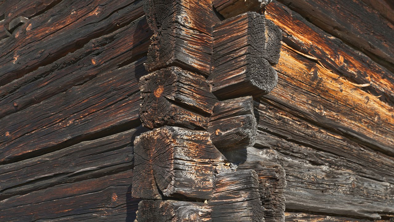 Главная картинка новости: Натуральный щелок из золы для осветления потемневших бревен — лучше профессиональных средств