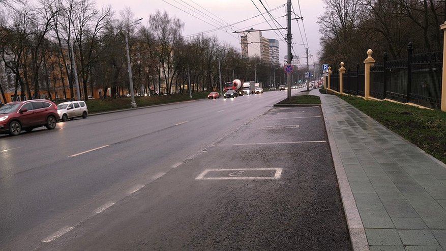 Главная картинка новости: В Нижнем Новгороде у парка «Швейцария» появилось 73 новых парковочных места