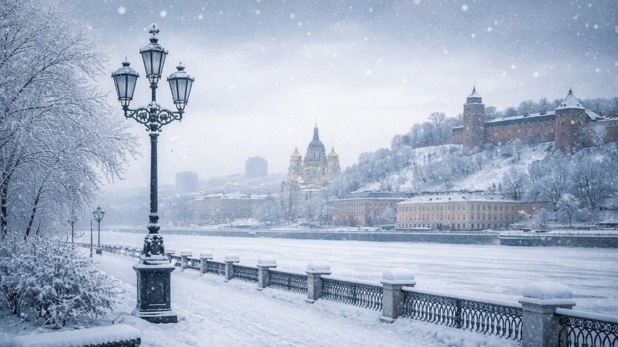 Главная картинка новости: Небольшой снег и облачность ожидаются в Нижнем Новгороде 14 января