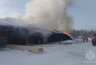Миниатюра новости: В посёлке Тонкино пожар уничтожил пилораму на площади почти 1300 квадратных метров