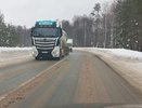 Нижегородских дальнобойщиков предупредили о снежных заносах на трассах