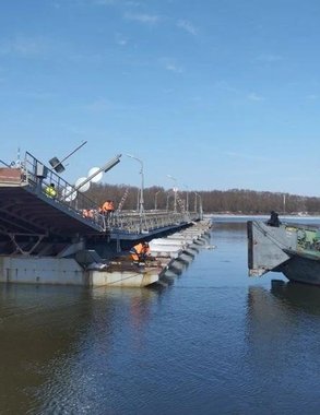 Наплавной мост на трассе Павлово-Тумботино-Гороховец демонтировали из-за паводка