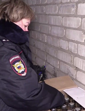 В двух гаражах под Бором нашли контрафактного алкоголя на 4 миллиона рублей