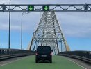 На новом Борском мосту впервые за 9 лет ремонтируют дорожное полото